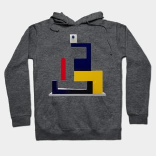 Mondrian Style Art Hoodie